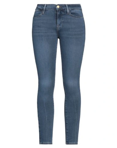 Frame Woman Jeans Blue Size 31 Cotton, Modal, Elasterell-p, Elastane