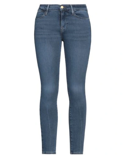 Frame Woman Jeans Blue Size 26 Cotton, Modal, Elasterell-p, Elastane