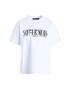 Marco Rambaldi Woman T-shirt White Size L Cotton, Elastane In White