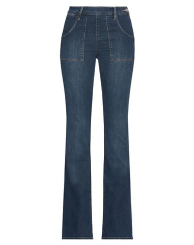 Frame Woman Jeans Blue Size 30 Cotton, Lyocell, Polyester, Elastane