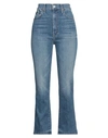 Mother The Insider Crop Step Fray Jeans Not Rough Enough In Blue