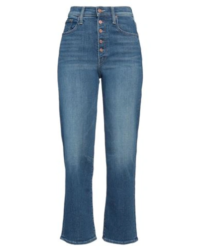 Mother Woman Jeans Blue Size 28 Cotton, Polyester, Elastane
