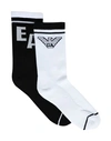 Emporio Armani Man Socks & Hosiery White Size Onesize Cotton, Polyamide, Elastane