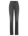 FRAME FRAME WOMAN JEANS STEEL GREY SIZE 28 COTTON, RECYCLED COTTON