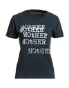 MOTHER MOTHER WOMAN T-SHIRT STEEL GREY SIZE XL COTTON