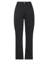 Re/done Woman Jeans Black Size 23 Cotton In Black