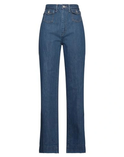 Re/done Woman Jeans Blue Size 26 Cotton