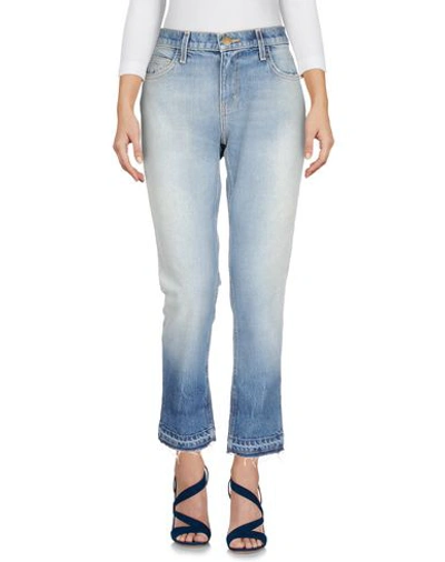Current Elliott Current/elliott Woman Jeans Blue Size 24 Cotton