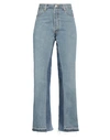 Re/done With Levi's Woman Jeans Blue Size 30 Cotton In Blue