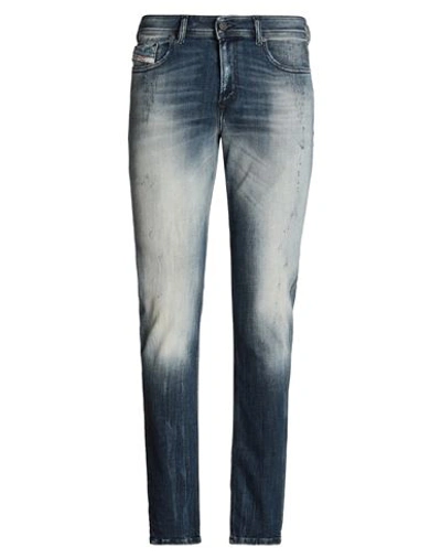 Diesel 1979 Sleenker 09g87 Skinny Jeans Man Jeans Blue Size 34w-32l Cotton, Elastomultiester, Elasta