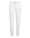 Emporio Armani Woman Pants Cream Size S Cotton, Polyester In White