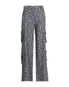 Marco Rambaldi Woman Pants Blue Size L Virgin Wool, Cotton In Blue