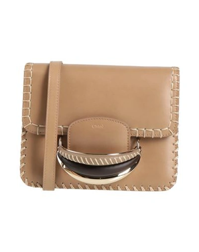 Chloé Woman Cross-body Bag Dove Grey Size - Calfskin In Brown