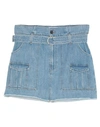 Frame Woman Denim Skirt Blue Size 28 Cotton In Blue