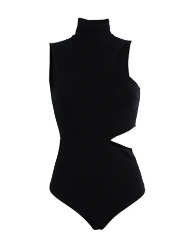 Wolford Woman Bodysuit Black Size M Polyamide, Elastane