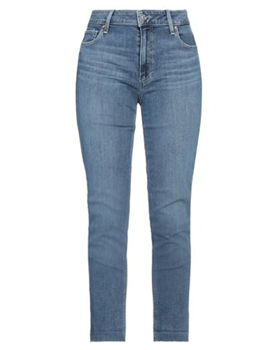 Paige Woman Jeans Blue Size 31 Cotton, Polyester, Elastane