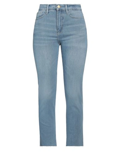 Frame Woman Jeans Blue Size 27 Cotton, Modal, Elasterell-p, Elastane