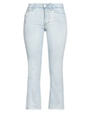 Frame Woman Jeans Blue Size 25 Cotton, Polyester, Elastane In Blue