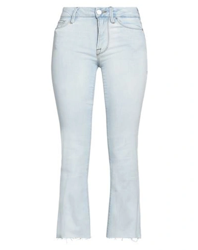 Frame Woman Jeans Blue Size 29 Cotton, Polyester, Elastane