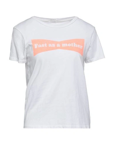 Mother Woman T-shirt White Size Xs Cotton, Recycled Cotton