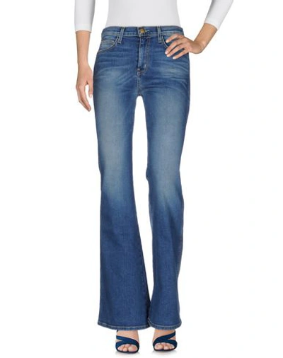 Current Elliott Current/elliott Woman Jeans Blue Size 24 Cotton, Polyester, Elastane