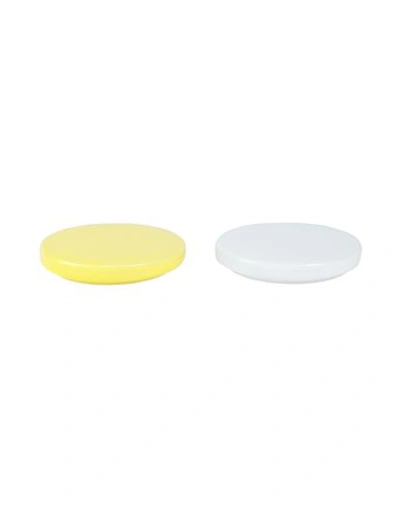 Normann Copenhagen Deko Object Top Set Of 2 Small Object For Home Yellow Size - Ceramic