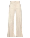 Mother Woman Jeans Cream Size 30 Cotton, Lyocell, Elastane In White