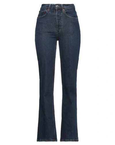 Re/done Woman Jeans Blue Size 30 Cotton, Elastane