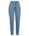 Mother The Dazzler High Rise Cropped Straight Jeans In Ready Set In Blue