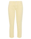 J Brand Woman Denim Pants Yellow Size 31 Cotton