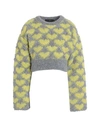 Marco Rambaldi Woman Sweater Grey Size L Acrylic, Alpaca Wool, Polyamide, Wool In Grey