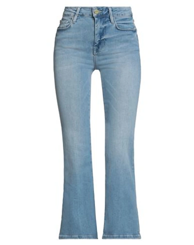 Frame Woman Jeans Blue Size 2 Organic Cotton, Cotton, Recycled Polyester, Elastane