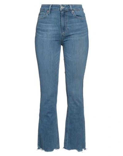 Paige Woman Jeans Blue Size 30 Cotton, Polyester, Elastane