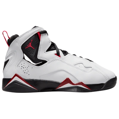 Jordan Kids' Boys  True Flight In Black/white/varsity Red