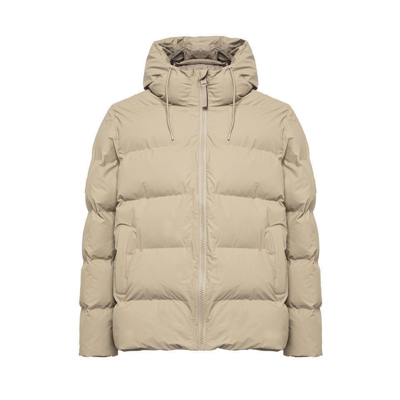 Rains Alta Hooded Padded Jacket In Neutrals