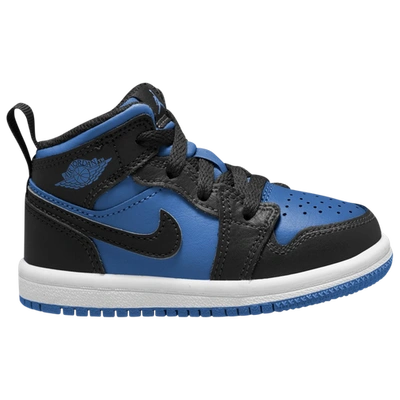 Jordan Kids' Boys  Aj 1 Mid In Royal/black/black