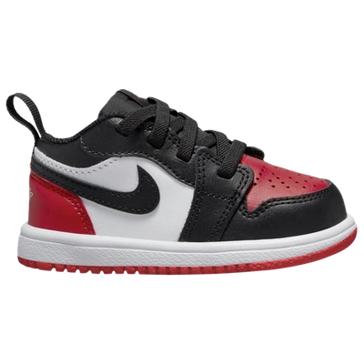 Jordan Kids' Boys  Aj 1 Low In Red/black/white