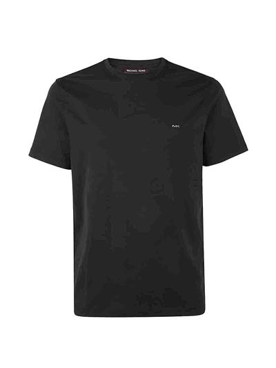 Michael Kors Sleek Mk Crew T-shirt In Black