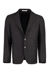 Tagliatore Tailored Single-breasted Suit Jacket In Brown