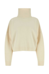 The Row Ezio Wool And Cashmere Turtleneck Sweater In White