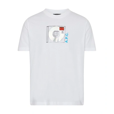 A.p.c. Jibe Short-sleeved T-shirt In Aab_white