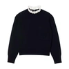 SANDRO KNITTED JUMPER WITH HIGH NECK
