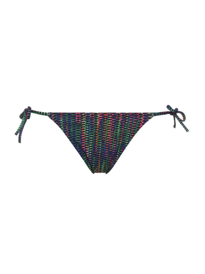 Eres Women's Reflet Geometric Side-tie Bikini Bottom In Cameleon Print