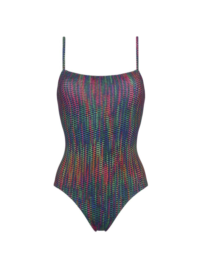 Eres Women's Nuance Geometric One-piece Swimsuit In Cameleon Print
