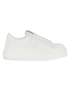 GIVENCHY WOMEN'S CITY PLATFORM SNEAKERS IN LEATHER