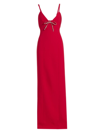 CINQ À SEPT WOMEN'S ADELE EMBELLISHED BOW GOWN