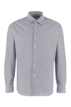 The (alphabet) Checked Cotton Shirt In Multicolor