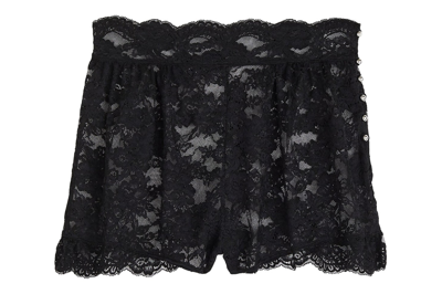 Pre-owned Rabanne H&m Lace Shorts Black