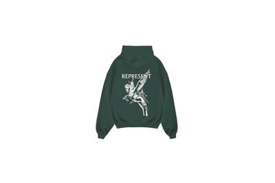 Pre-owned Represent Mascot Hoodie Forest Green