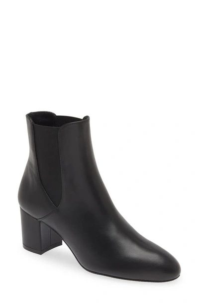 Stuart Weitzman Yuliana 60 Chelsea Boot In Black Ph